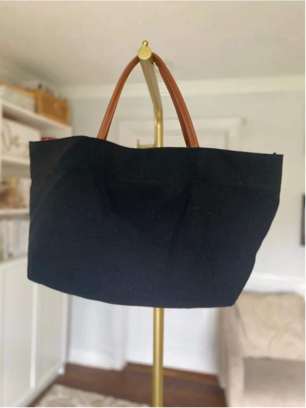 Teacher Canvas Tote Bag Handles Classroom Back To School Carry Gift Boho Present